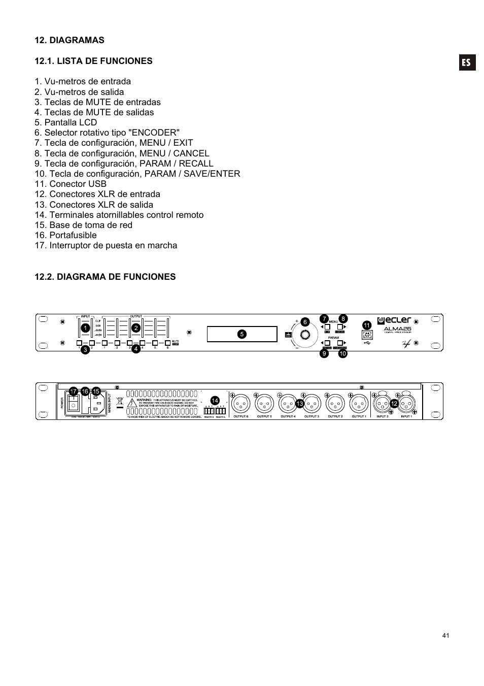 Ecler ALMA26 User Manual | Page 41 / 82