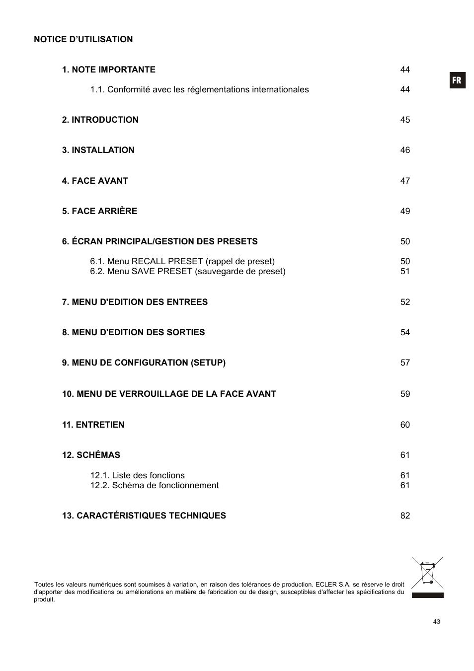 Ecler ALMA26 User Manual | Page 43 / 82