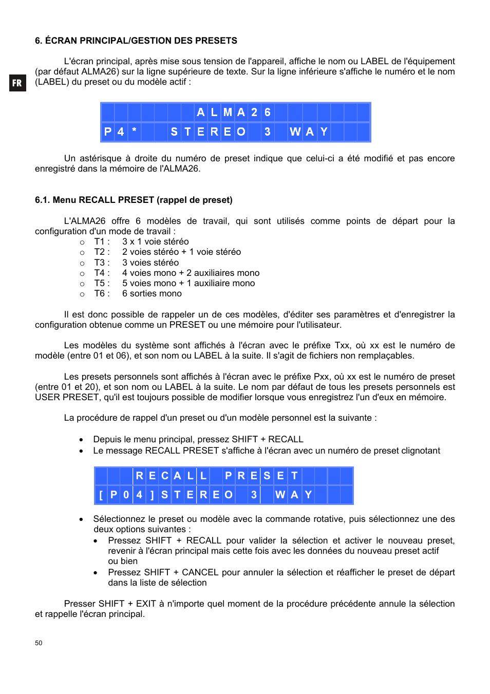 Ecler ALMA26 User Manual | Page 50 / 82