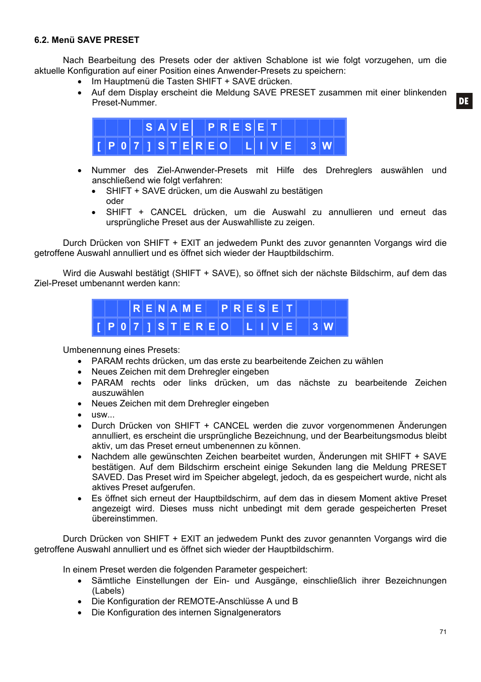 Ecler ALMA26 User Manual | Page 71 / 82