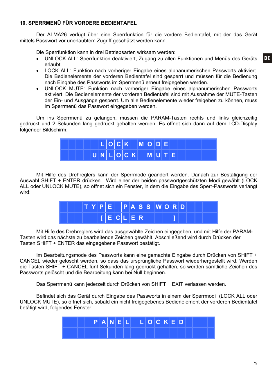 Ecler ALMA26 User Manual | Page 79 / 82