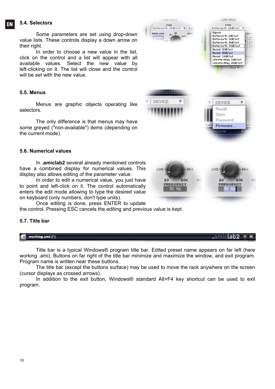 Ecler AMIC24I User Manual | Page 10 / 92