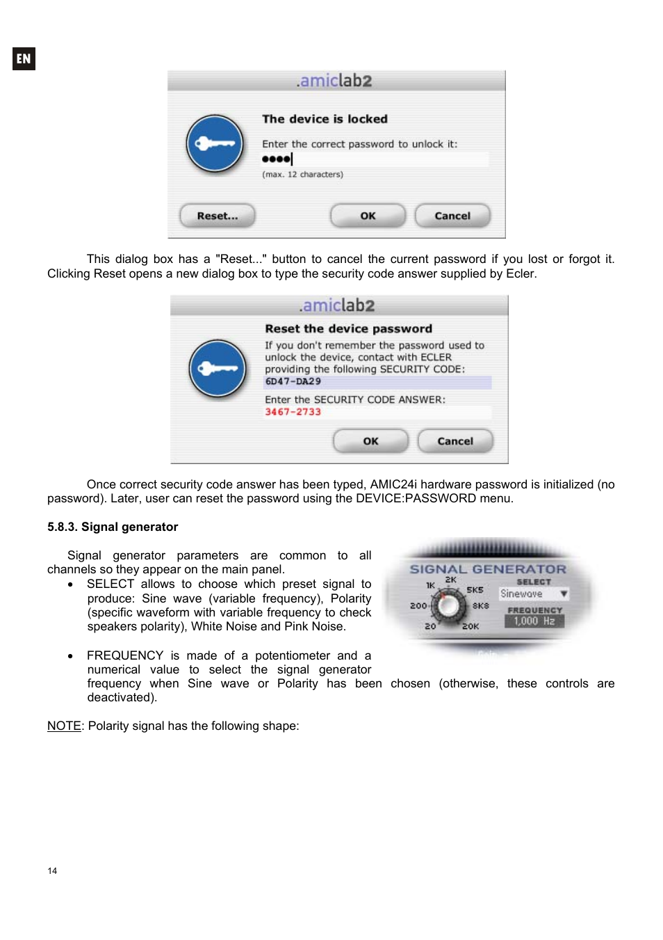 Ecler AMIC24I User Manual | Page 14 / 92