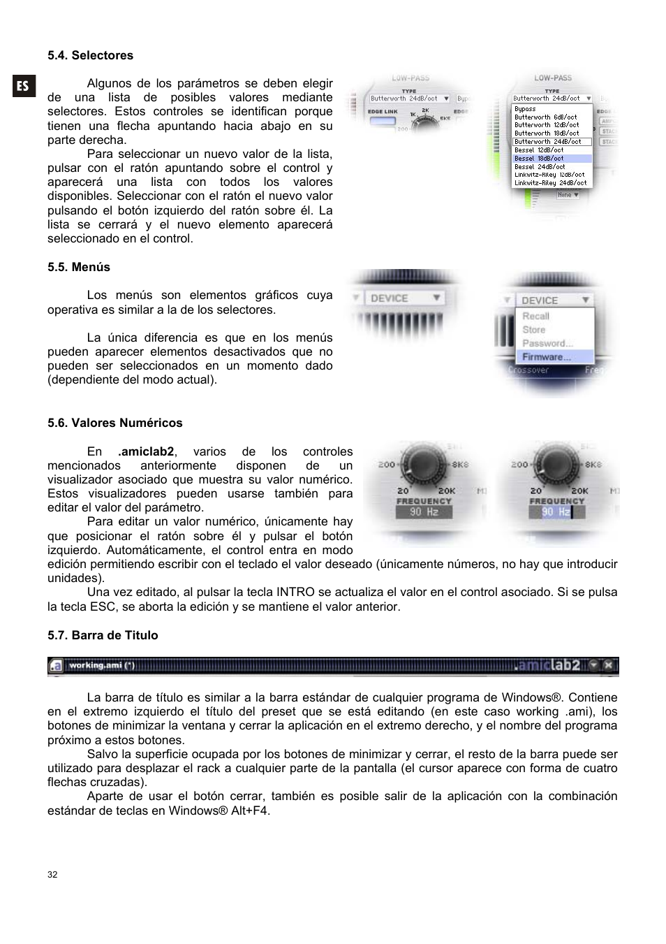 Ecler AMIC24I User Manual | Page 32 / 92