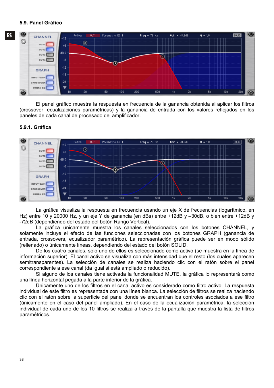 Ecler AMIC24I User Manual | Page 38 / 92