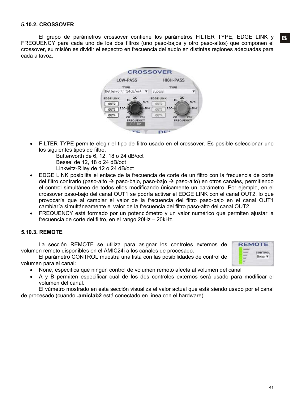 Ecler AMIC24I User Manual | Page 41 / 92