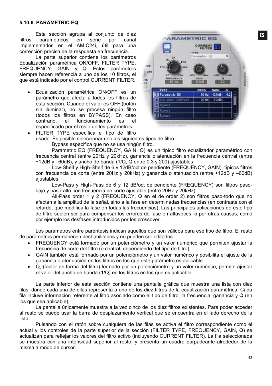 Ecler AMIC24I User Manual | Page 43 / 92