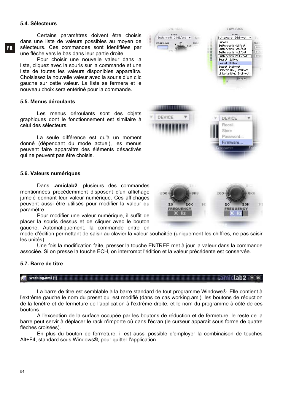 Ecler AMIC24I User Manual | Page 54 / 92