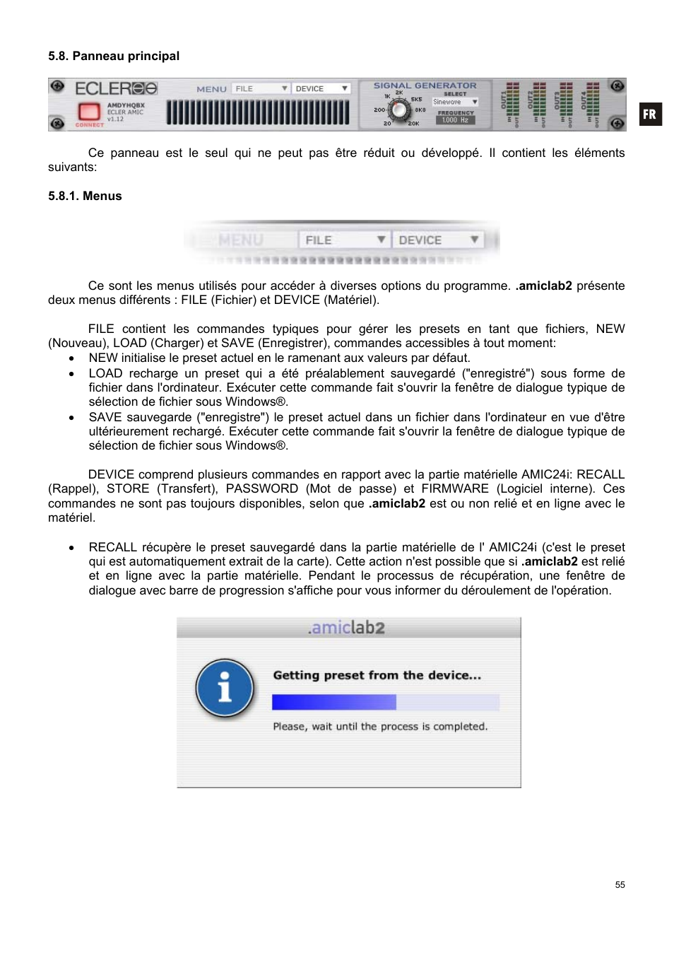 Ecler AMIC24I User Manual | Page 55 / 92