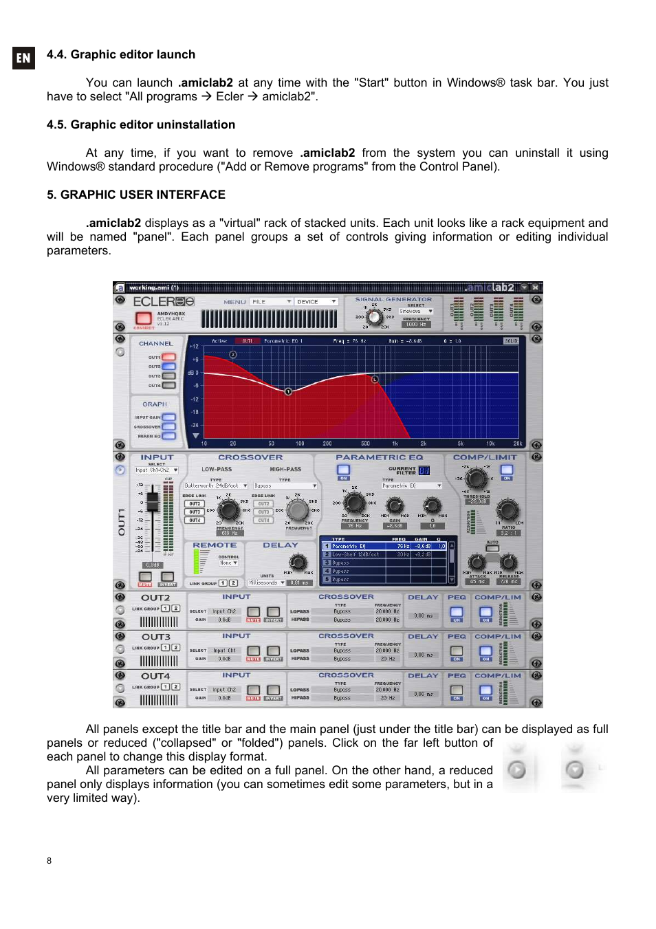 Ecler AMIC24I User Manual | Page 8 / 92