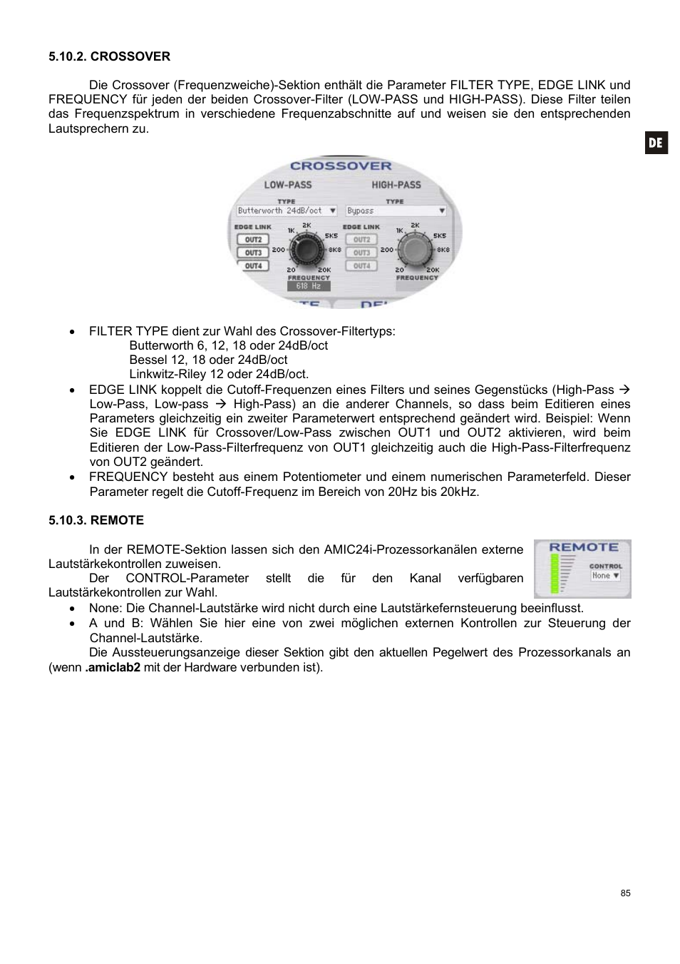 Ecler AMIC24I User Manual | Page 85 / 92