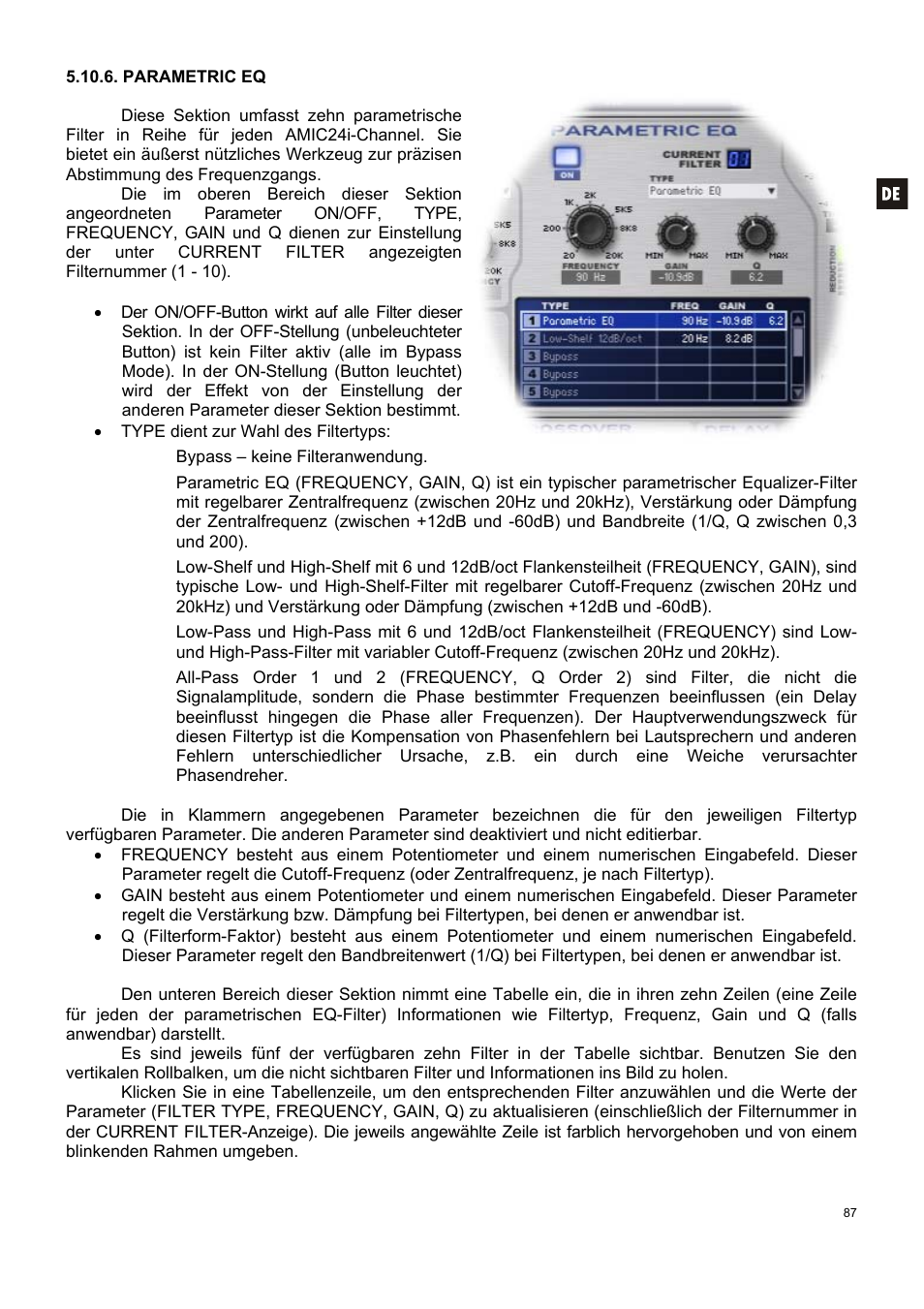 Ecler AMIC24I User Manual | Page 87 / 92