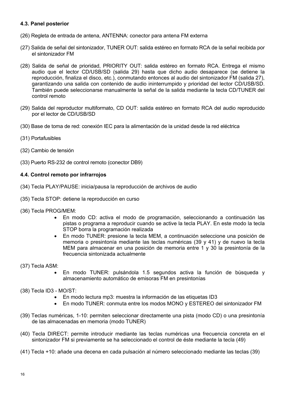 Ecler 2VSP-RS User Manual | Page 16 / 40