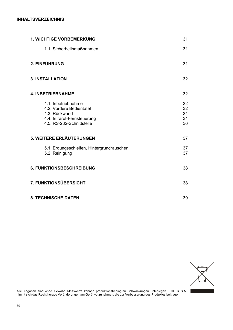 Ecler 2VSP-RS User Manual | Page 30 / 40