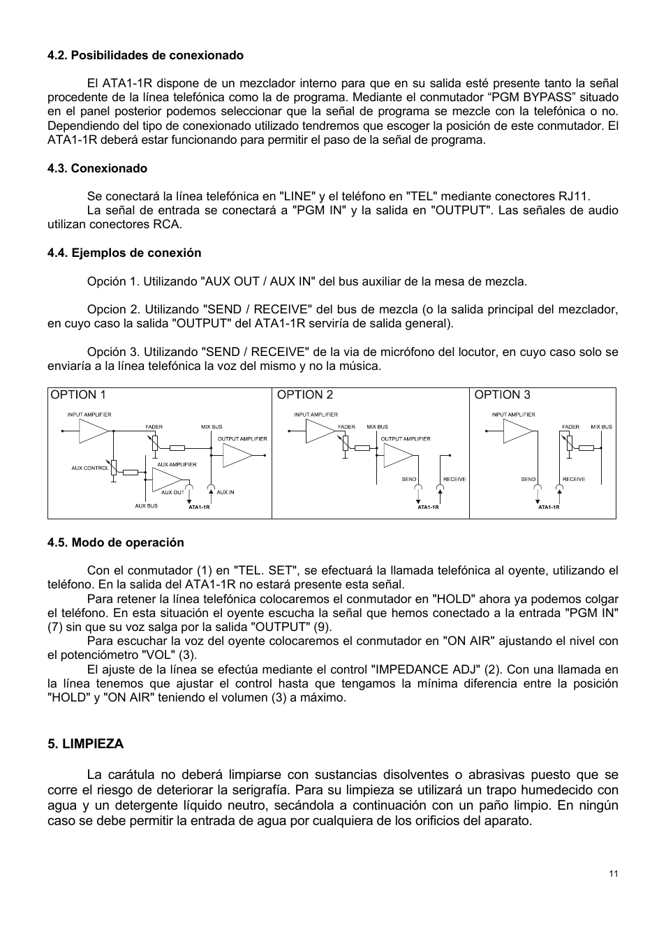 Ecler ATA1-1R User Manual | Page 11 / 24