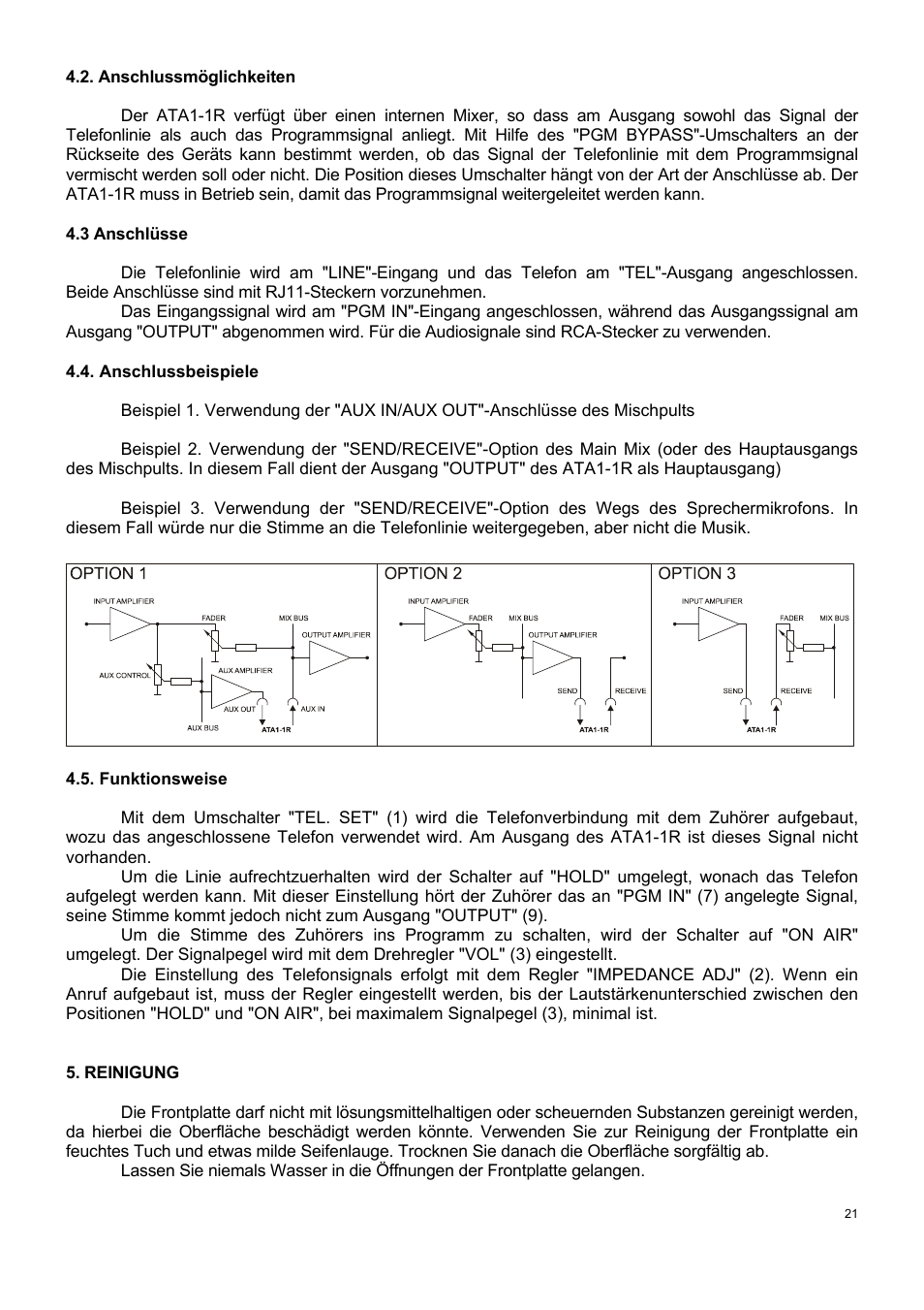 Ecler ATA1-1R User Manual | Page 21 / 24