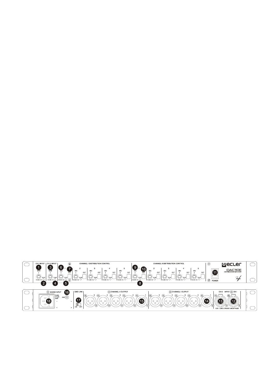 Ecler DAC SERIES User Manual | Page 20 / 28