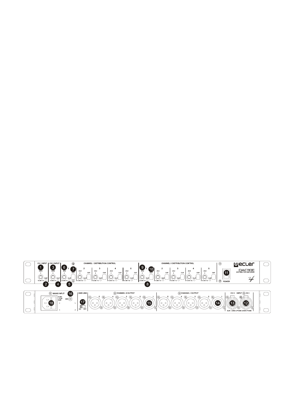 Ecler DAC SERIES User Manual | Page 8 / 28