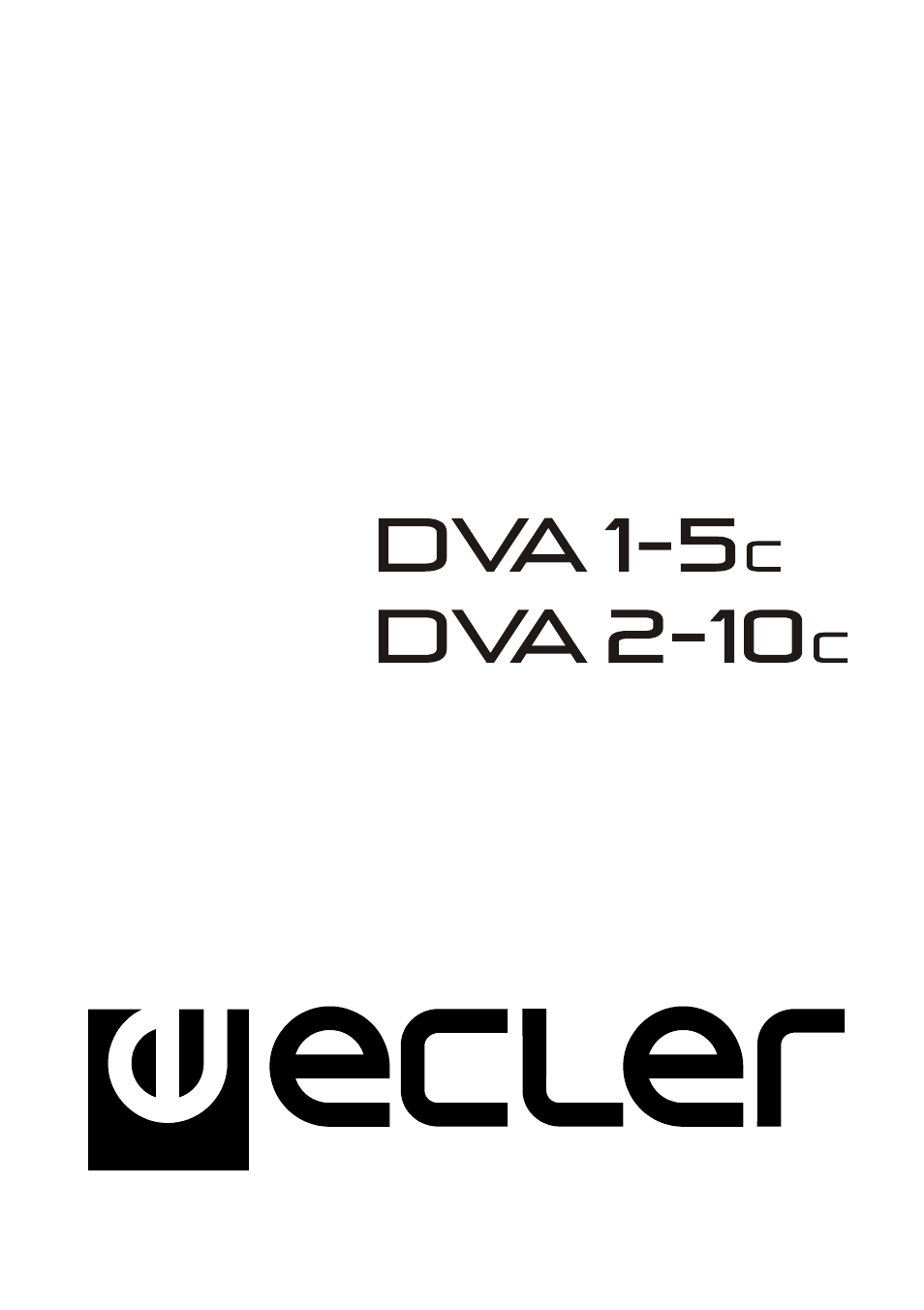 Ecler DVA SERIES User Manual | 24 pages