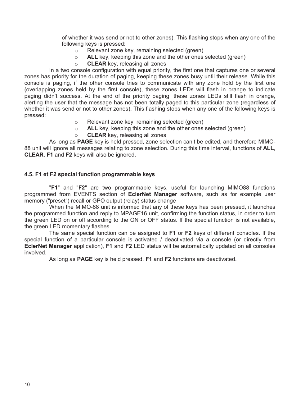 Ecler MPAGE16 User Manual | Page 10 / 44