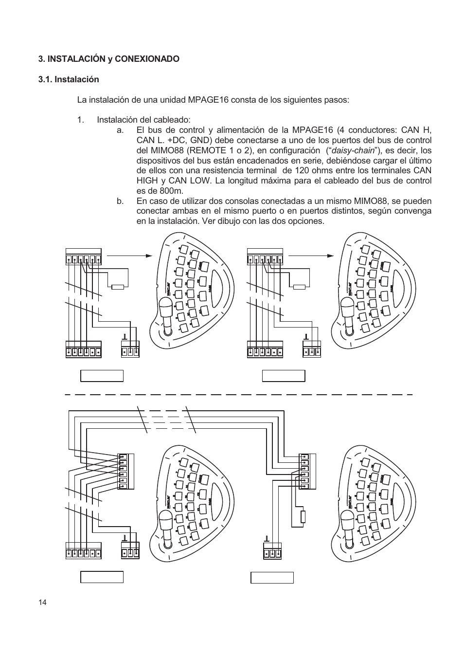 Mimo 88 | Ecler MPAGE16 User Manual | Page 14 / 44