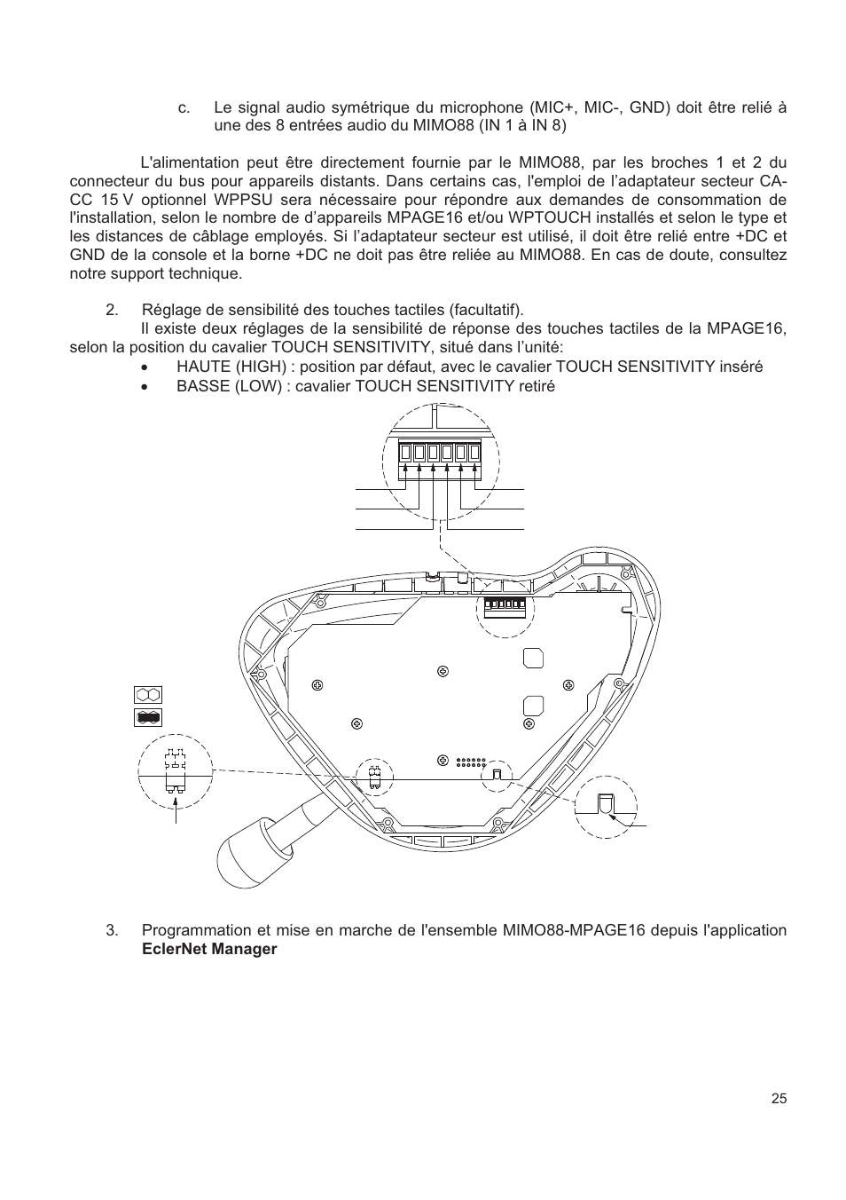 Ecler MPAGE16 User Manual | Page 25 / 44