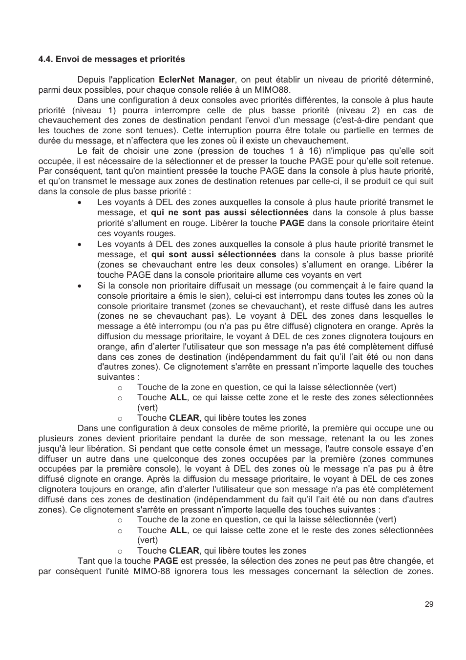 Ecler MPAGE16 User Manual | Page 29 / 44