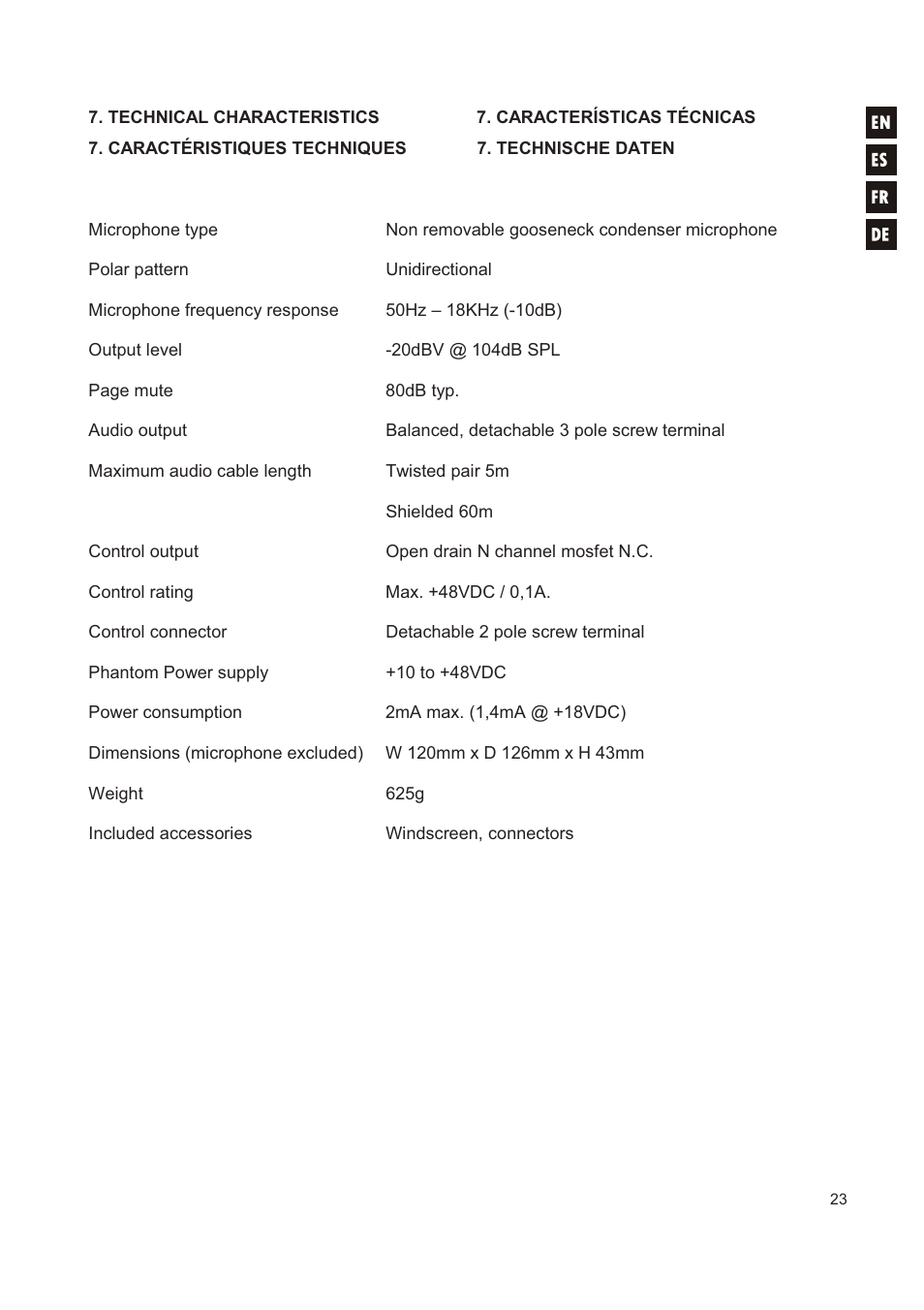 Ecler MPAGE1 User Manual | Page 23 / 24