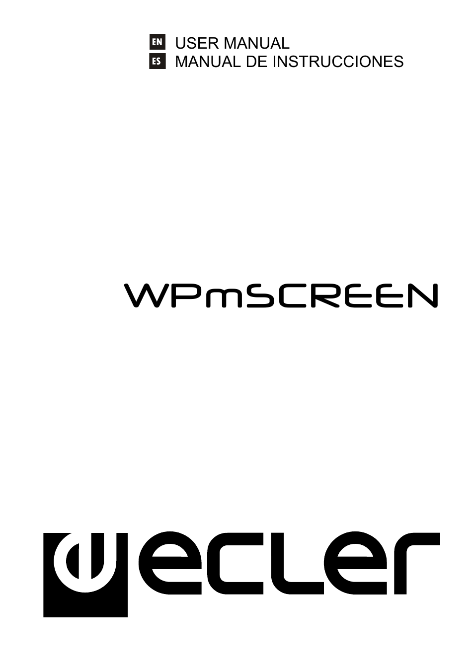 Ecler WPmSCREEN User Manual | 28 pages