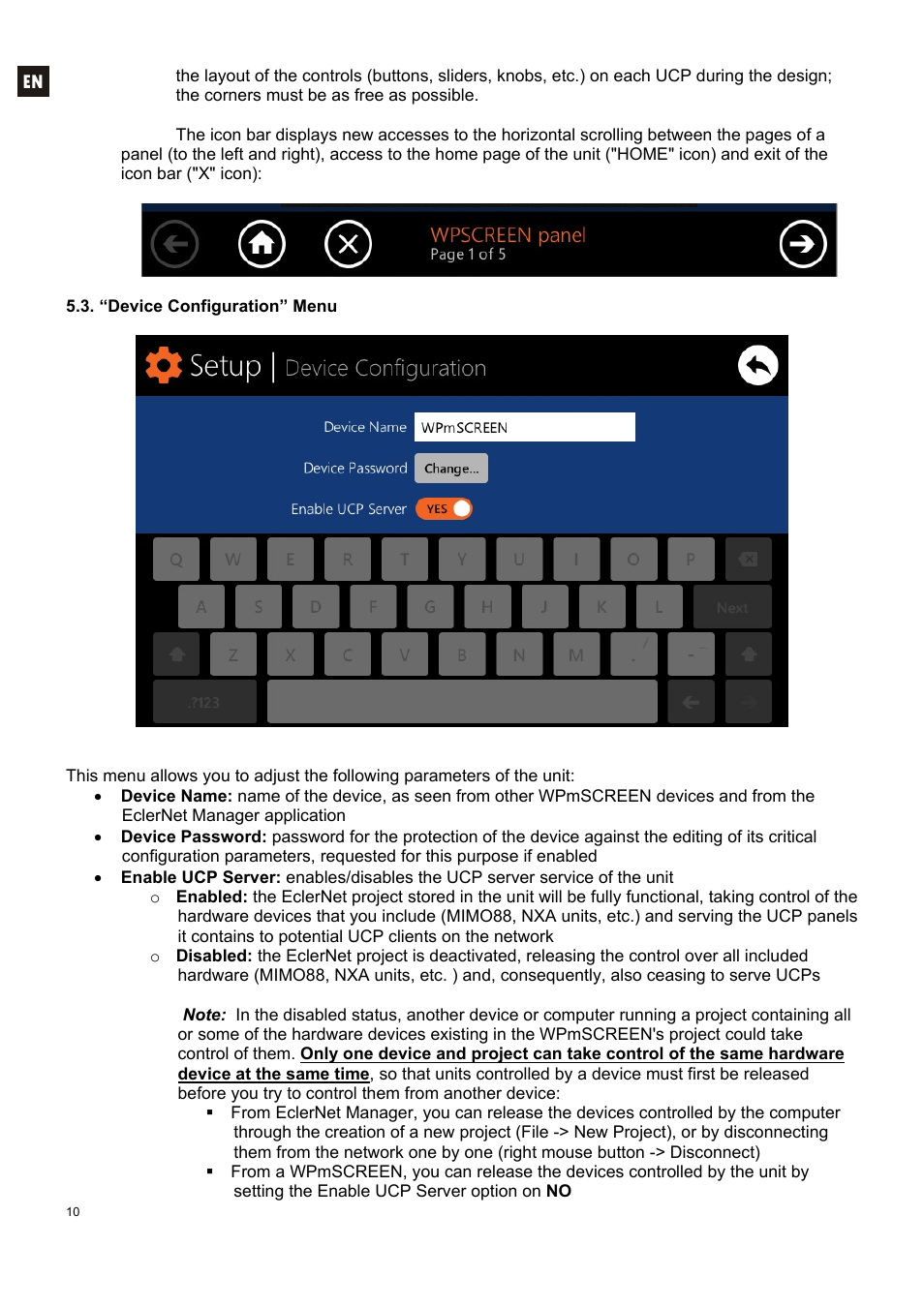 Ecler WPmSCREEN User Manual | Page 10 / 28