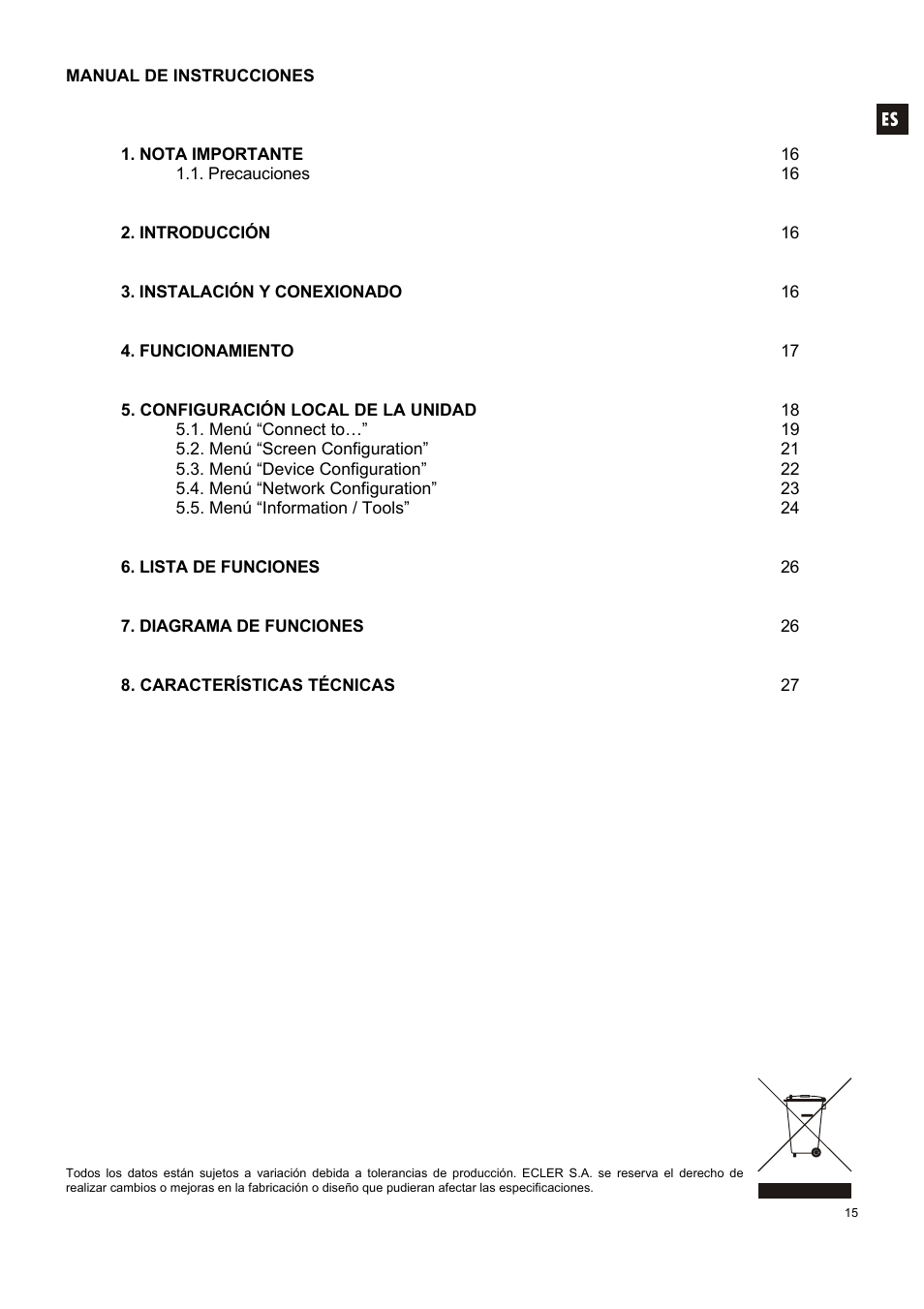 Ecler WPmSCREEN User Manual | Page 15 / 28