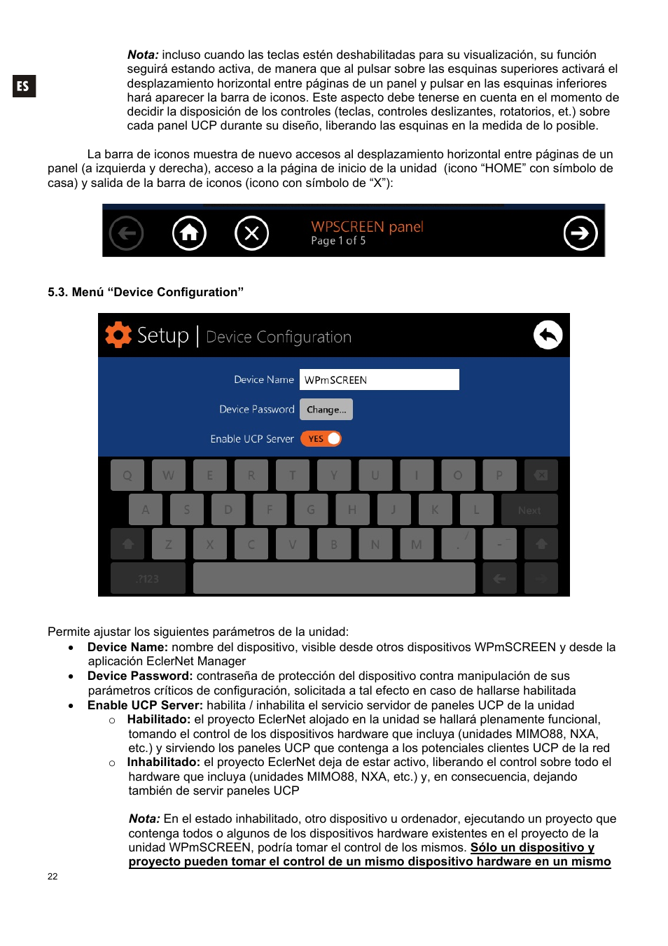 Ecler WPmSCREEN User Manual | Page 22 / 28