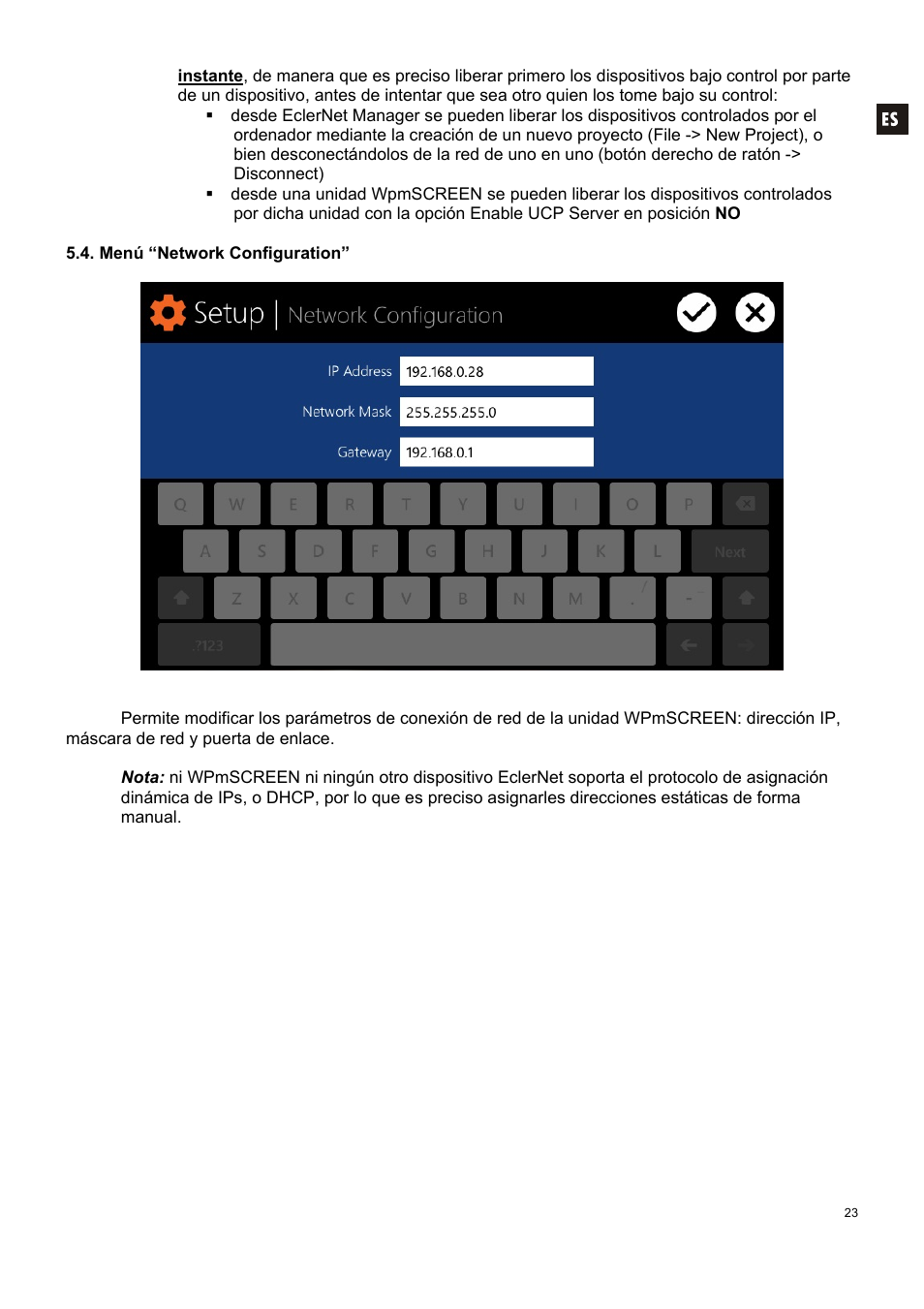 Ecler WPmSCREEN User Manual | Page 23 / 28