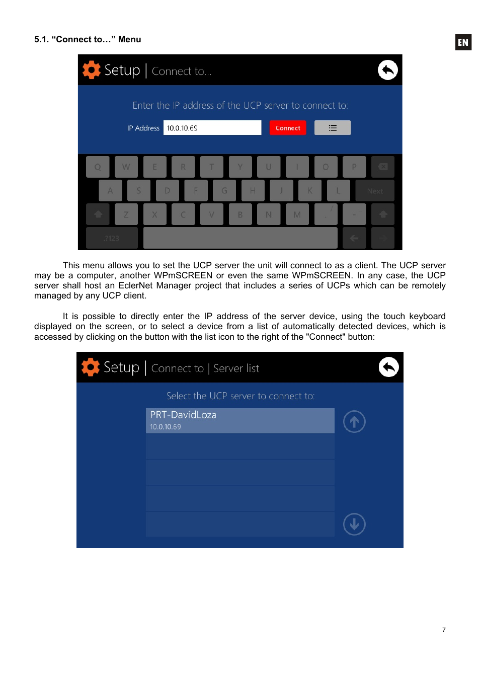 Ecler WPmSCREEN User Manual | Page 7 / 28