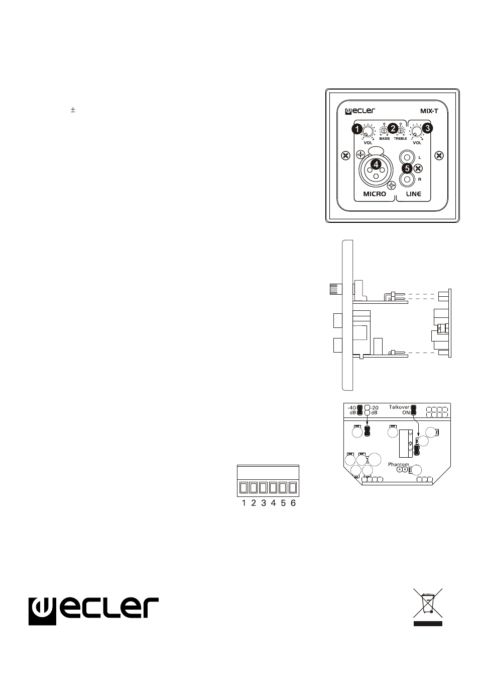 Wpmmix-t | Ecler WPmMIX-T User Manual | Page 2 / 4