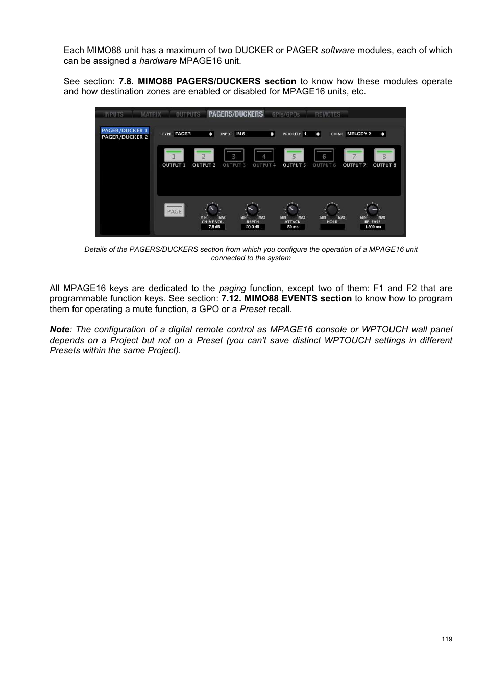 Ecler ECLERNET MANAGER User Manual | Page 119 / 208