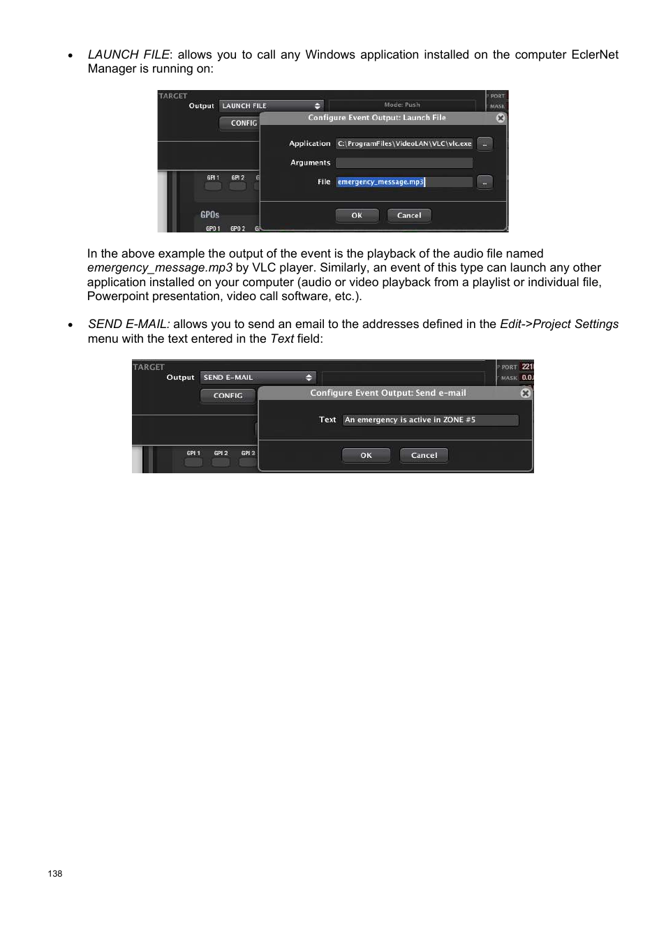 Ecler ECLERNET MANAGER User Manual | Page 138 / 208