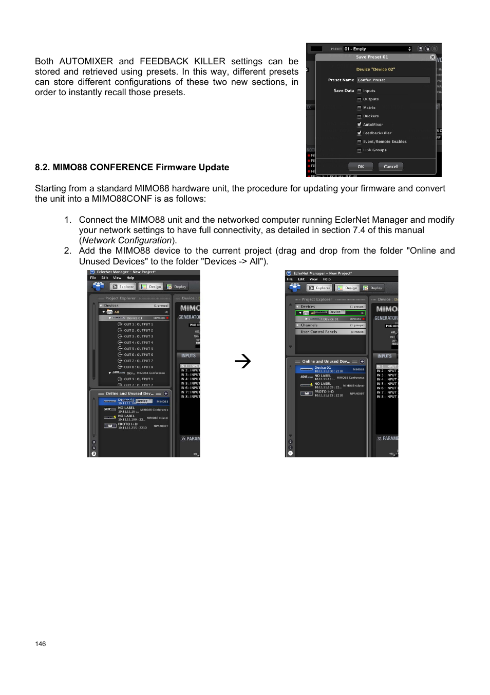 Ecler ECLERNET MANAGER User Manual | Page 146 / 208