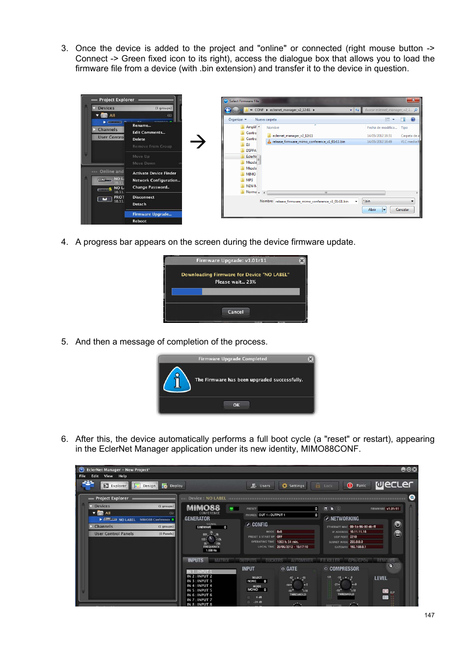 Ecler ECLERNET MANAGER User Manual | Page 147 / 208