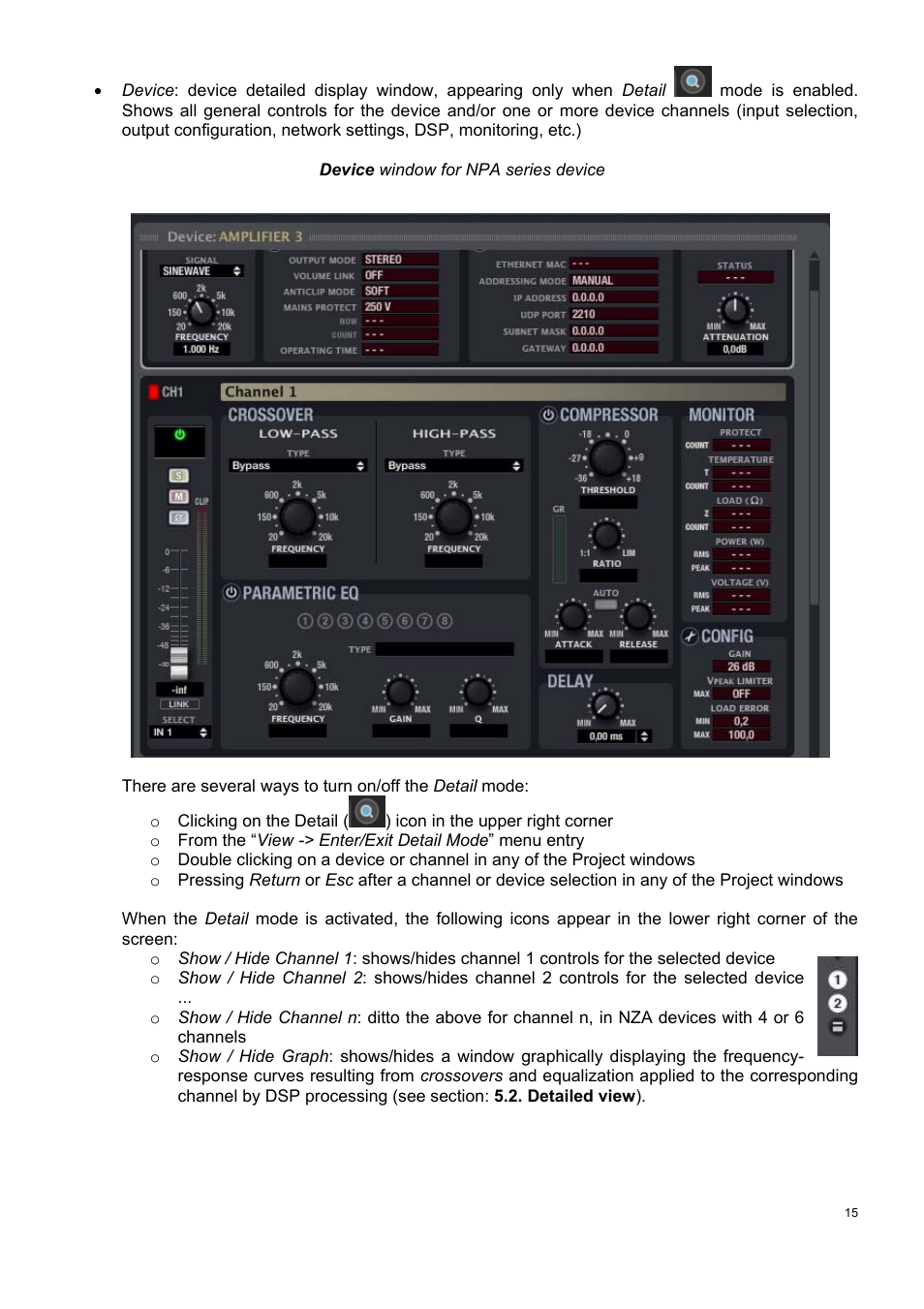 Ecler ECLERNET MANAGER User Manual | Page 15 / 208