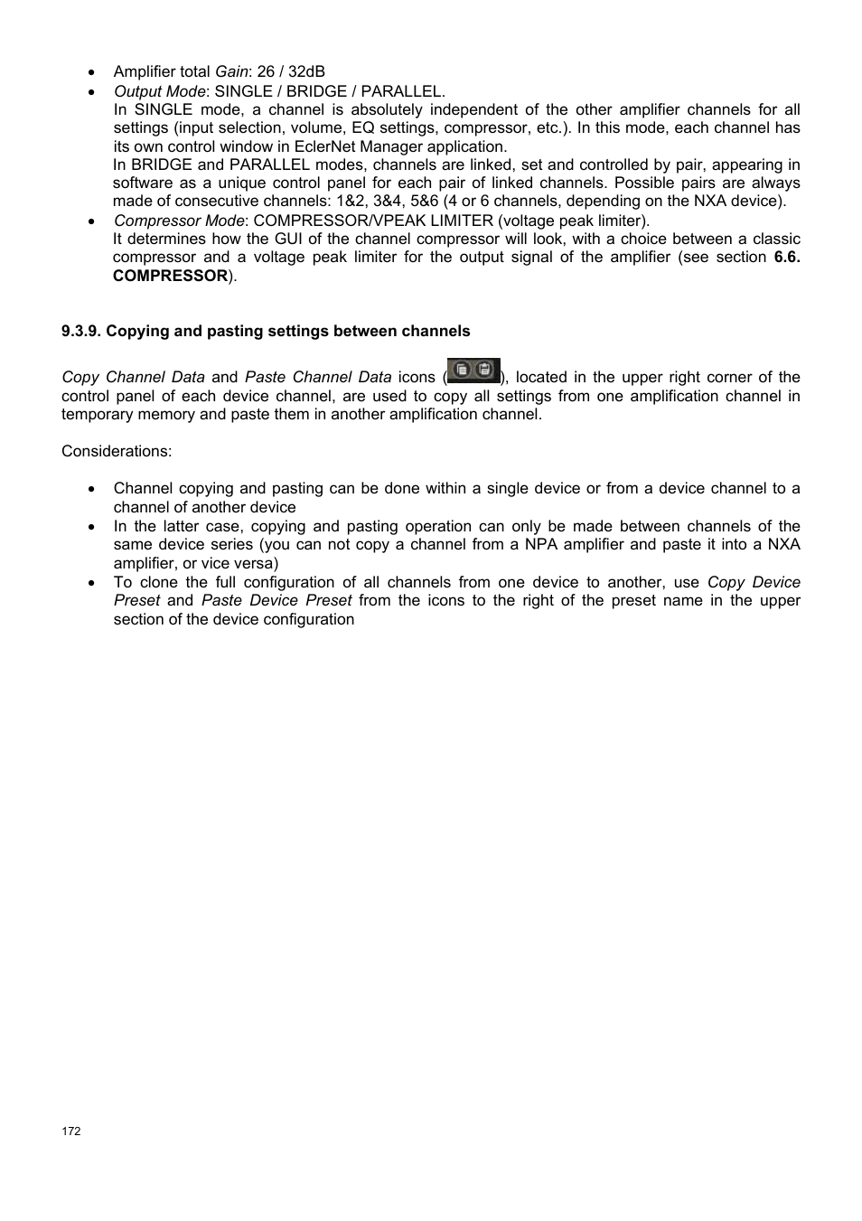 Ecler ECLERNET MANAGER User Manual | Page 172 / 208