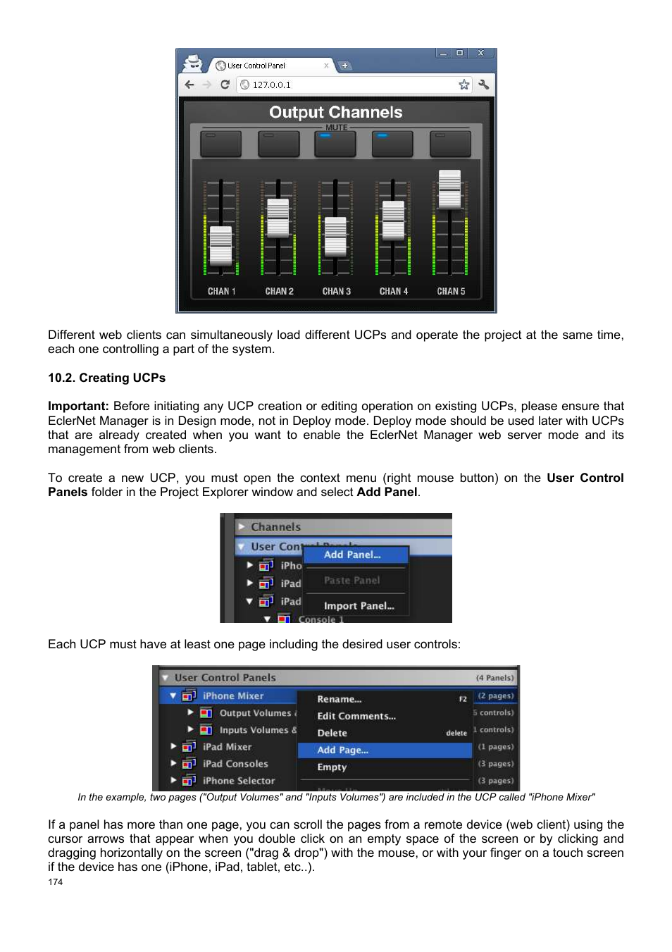 Ecler ECLERNET MANAGER User Manual | Page 174 / 208