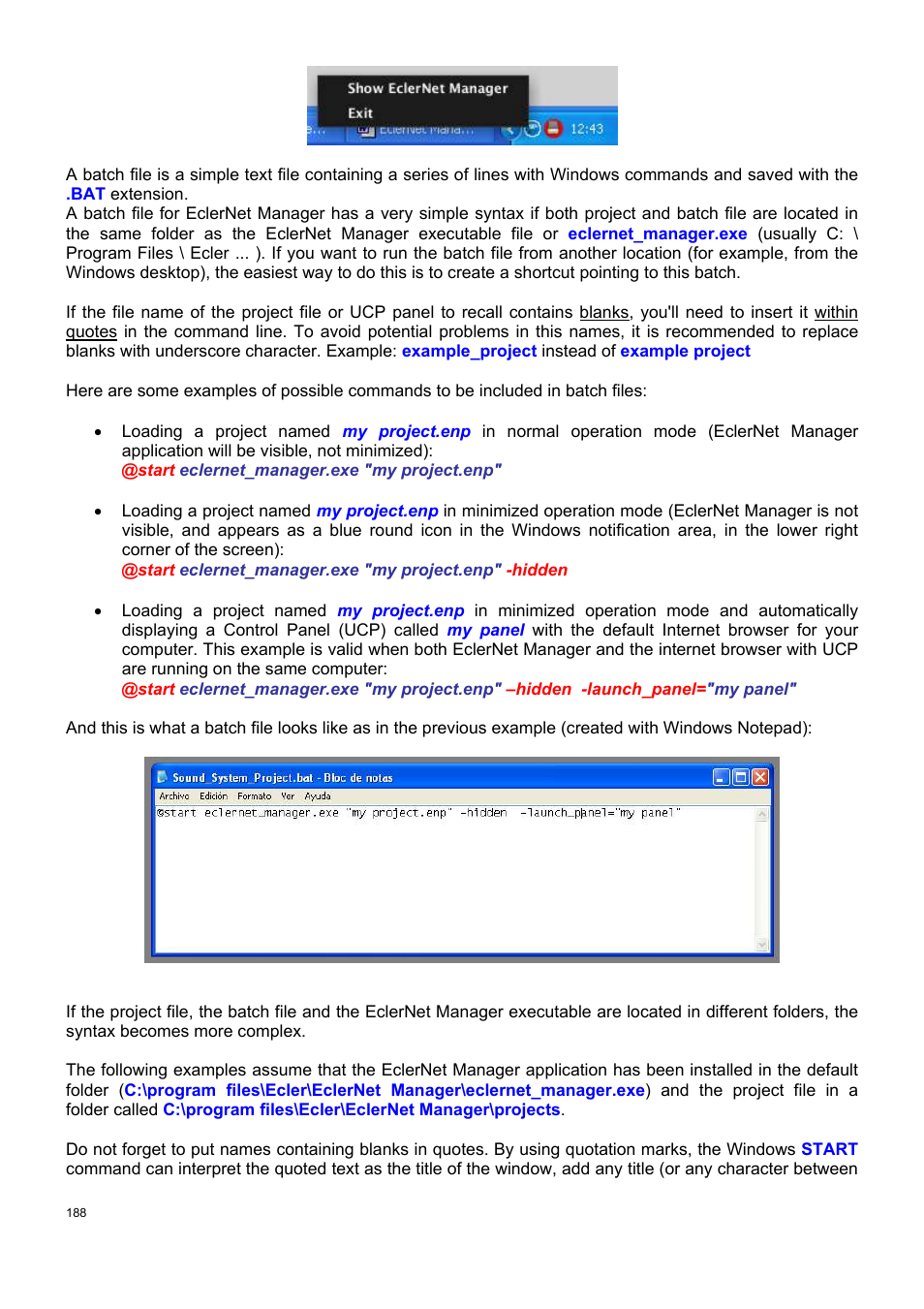 Ecler ECLERNET MANAGER User Manual | Page 188 / 208