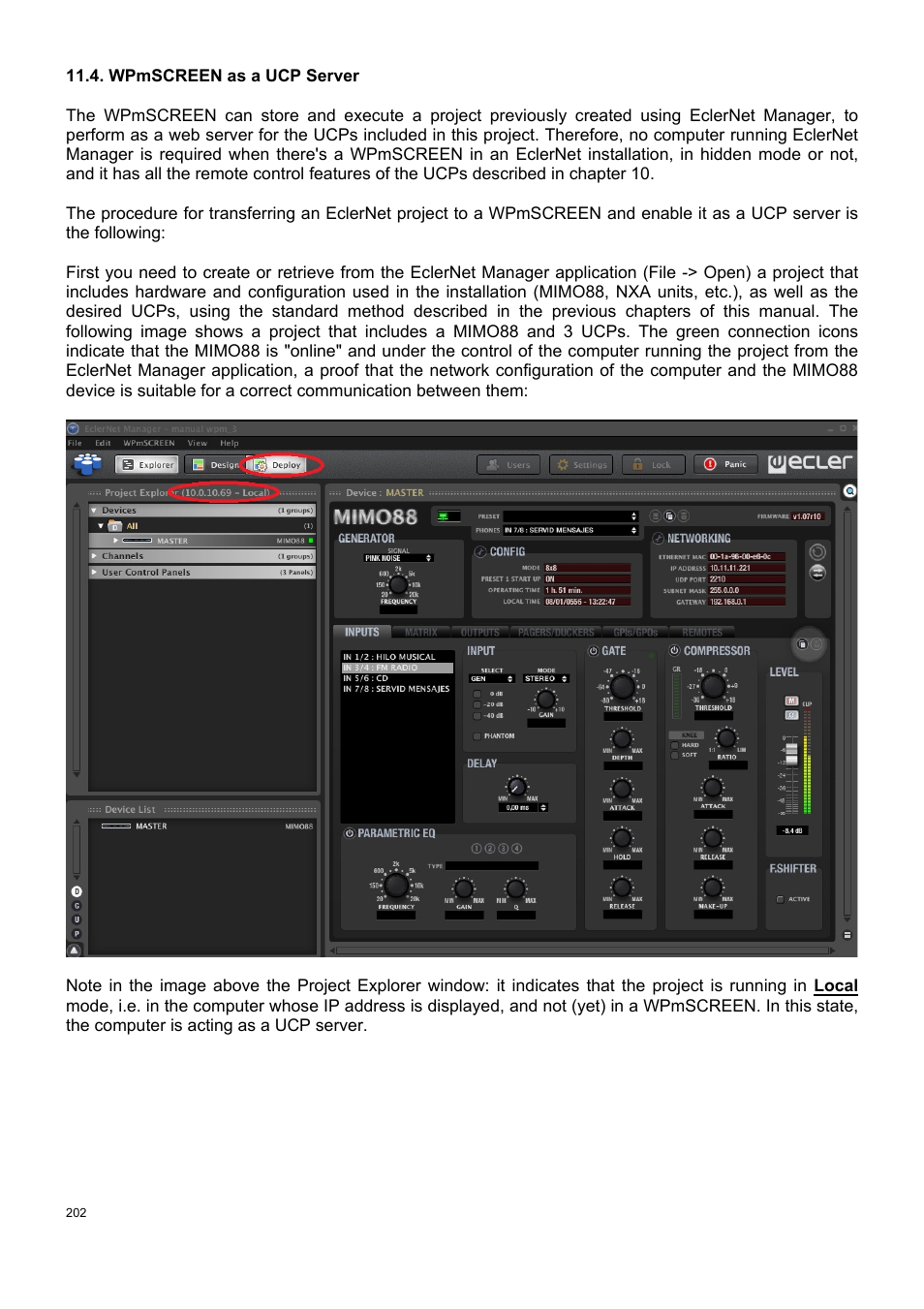 Ecler ECLERNET MANAGER User Manual | Page 202 / 208