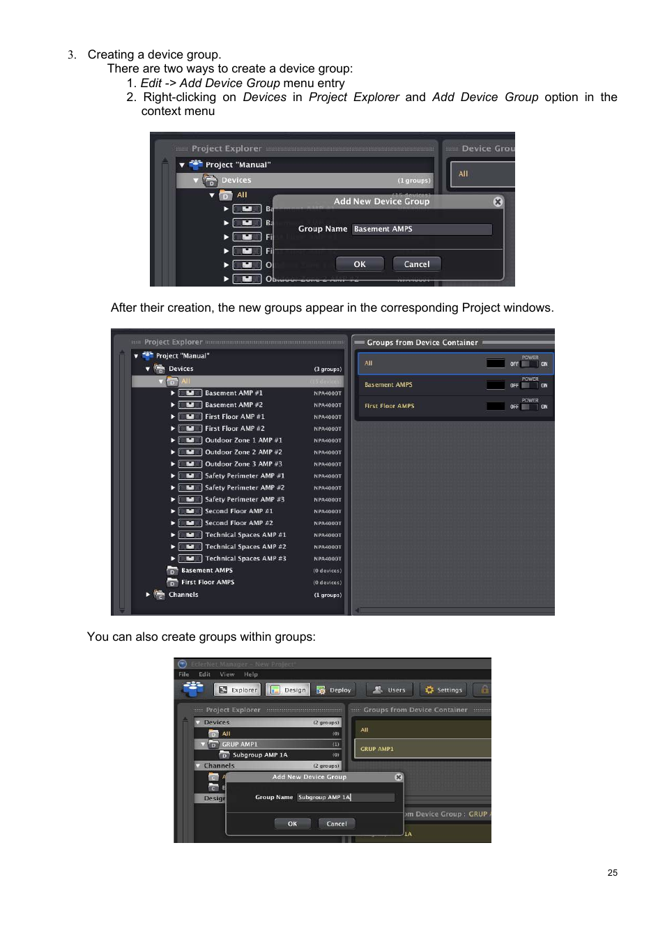 Ecler ECLERNET MANAGER User Manual | Page 25 / 208