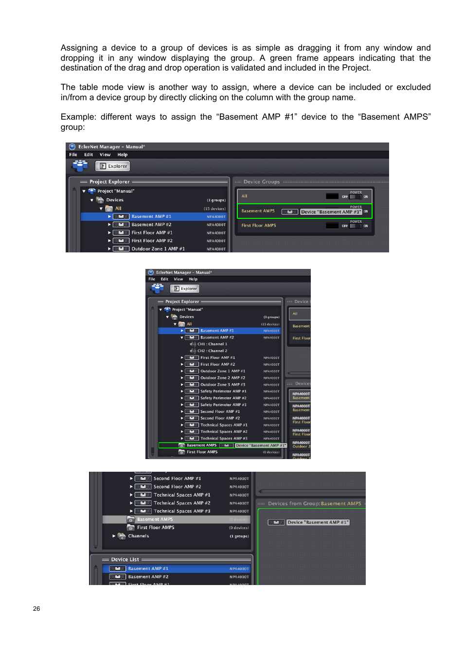 Ecler ECLERNET MANAGER User Manual | Page 26 / 208