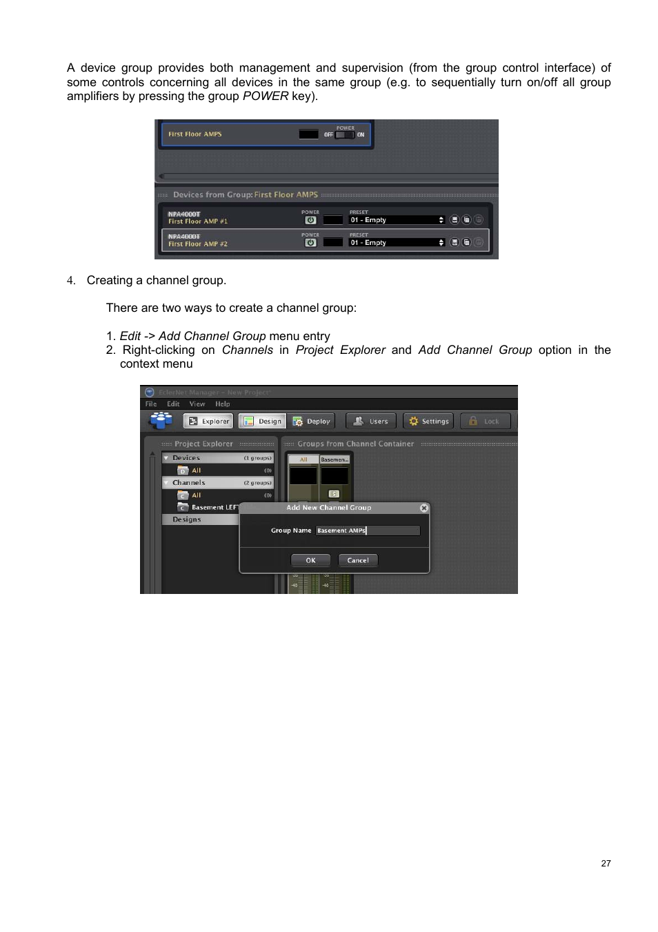 Ecler ECLERNET MANAGER User Manual | Page 27 / 208