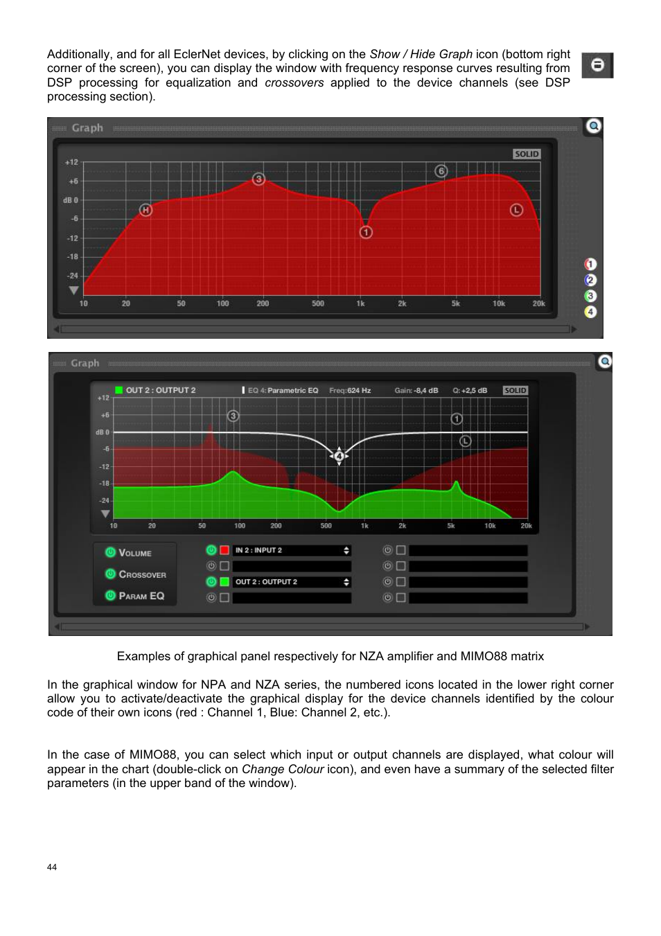 Ecler ECLERNET MANAGER User Manual | Page 44 / 208