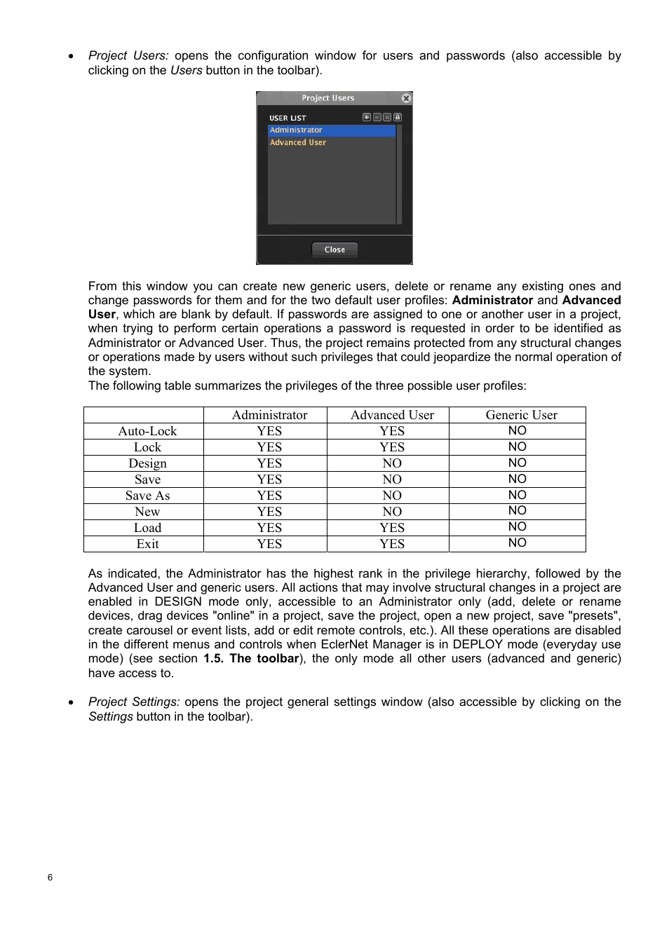 Ecler ECLERNET MANAGER User Manual | Page 6 / 208