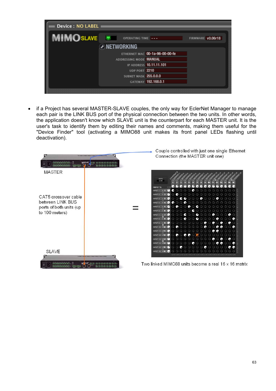 Ecler ECLERNET MANAGER User Manual | Page 63 / 208